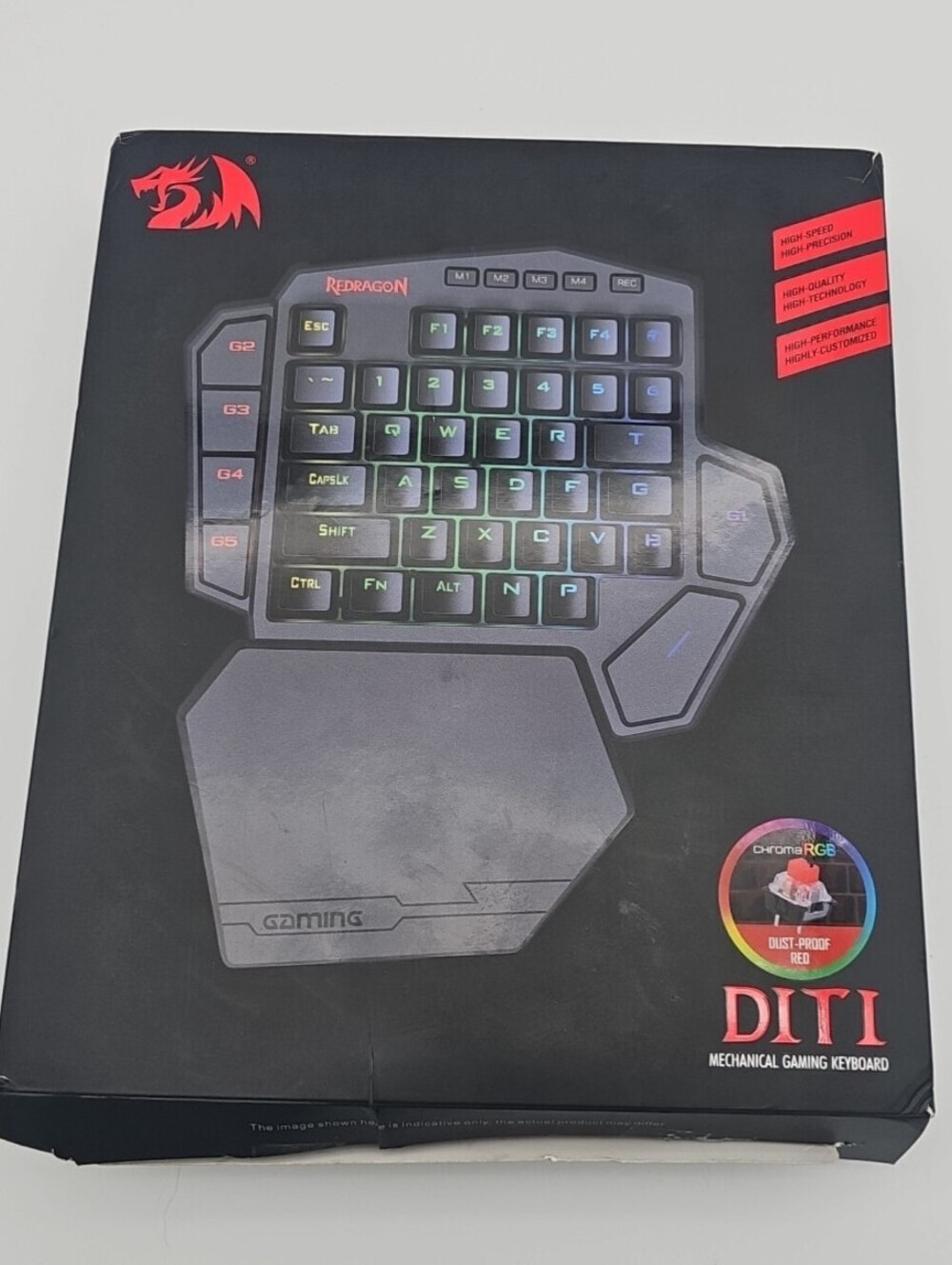 Redragon K585 DITI One-Handed RGB Mechanical Gaming Keyboard 42 Keys Type C